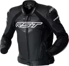 Geacă moto piele RST TracTech Evo D3O negru/alb