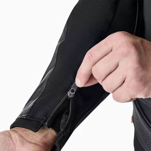 Geacă moto piele RST TracTech Evo D3O negru/alb