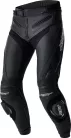 Pantaloni moto piele RST TracTech Evo D3O negru/alb