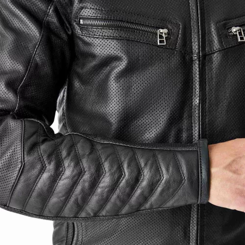 Geacă moto piele RST Roadster Air D3O negru