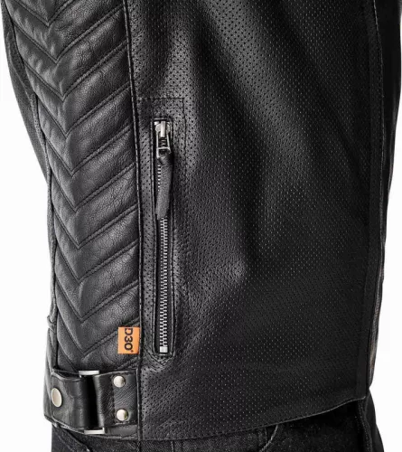 Geacă moto piele RST Roadster Air D3O negru