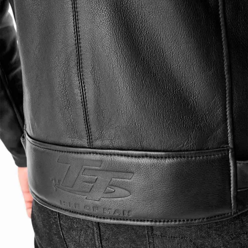 Geacă moto piele RST Hillberry D3O negru