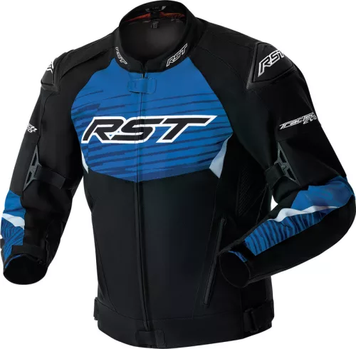 Geacă moto textil RST TracTech Evo D3O negru/albastru