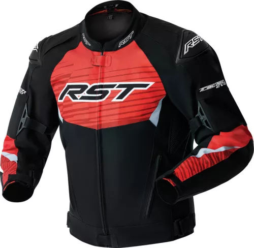 Geacă moto textil RST TracTech Evo D3O negru/roșu