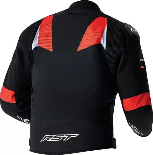 Geacă moto textil RST TracTech Evo D3O negru/roșu