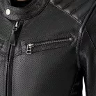 Geacă moto piele damă RST Roadster Air D3O negru
