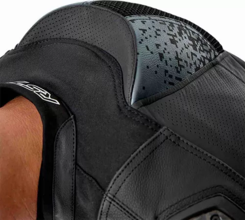 Geacă moto piele RST Pro Series Supersport-K D3O negru/gri