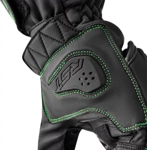 Mănuși moto RST S1 negru/verde fluo