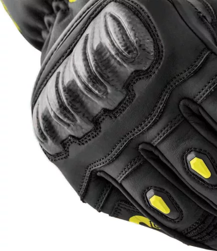 Mănuși moto RST S1 negru/galben fluo