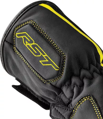 Mănuși moto RST S1 negru/galben fluo