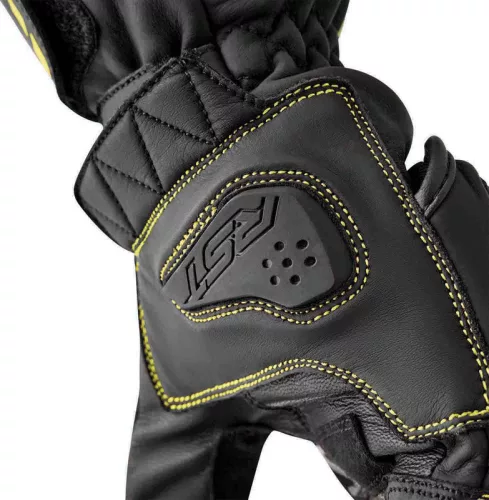 Mănuși moto RST S1 negru/galben fluo