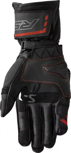 Mănuși moto RST S1 negru/roșu fluo