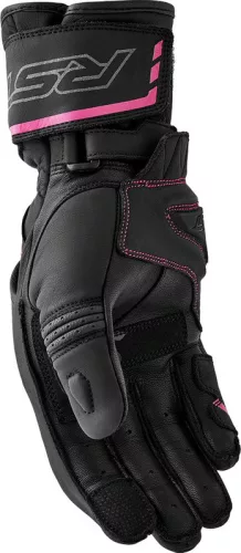 Mănuși moto damă RST S1 negru/roz