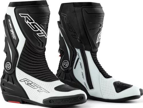 Cizme moto damă RST TracTech Evo D3O negru/alb