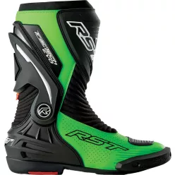 Cizme moto RST TracTech Evo D3O negru/verde fluo