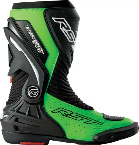 Cizme moto RST TracTech Evo D3O negru/verde fluo