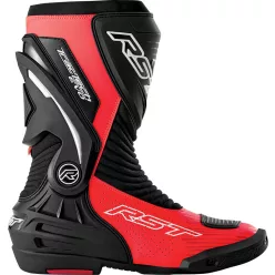 Cizme moto RST TracTech Evo D3O negru/roșu fluo