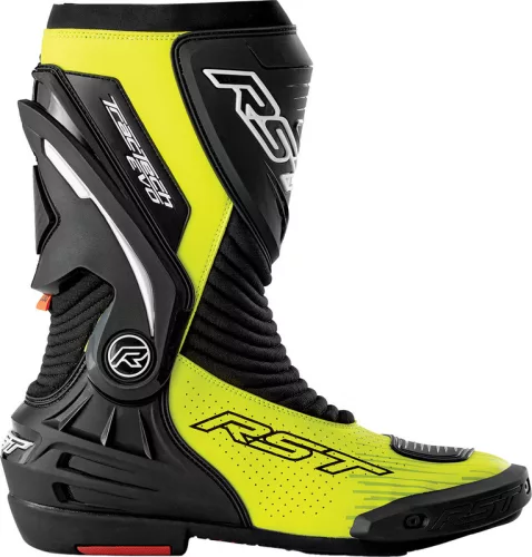 Cizme moto RST TracTech Evo D3O negru/galben fluo