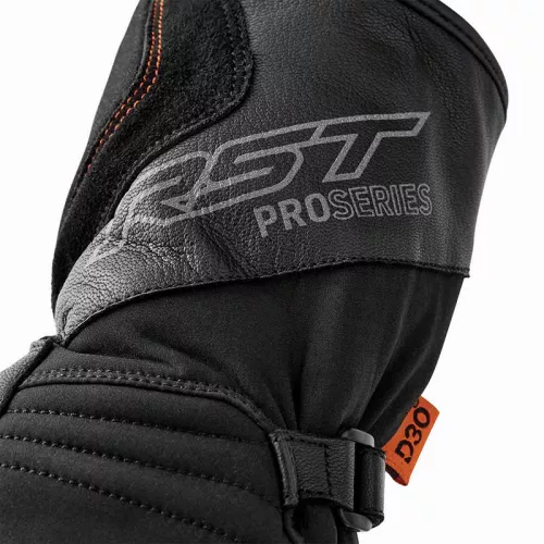 Mănuși moto damă impermeabile RST Pro Series Artic D3O negru