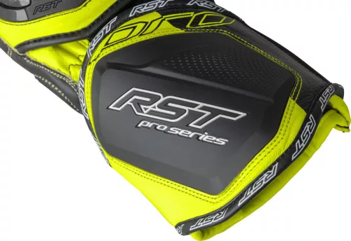 Mănuși moto RST Pro Series GP D3O negru/galben fluo