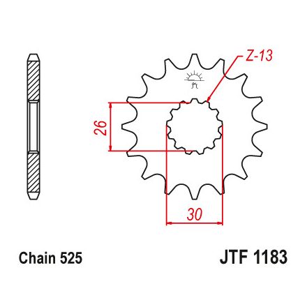 Esjot - Pinion (Fata) 50-29030, 18 Dinti - Triumph Speedm./Bonnev. -'15