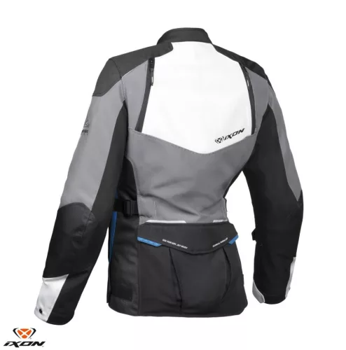 Geaca dama Ixon Balder LS negru/gri/albastru