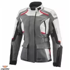 Geaca dama Ixon Midgard LS gri/negru/rosu