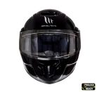 Casca MT Atom SV negru lucios Pinlock ready – tip MT-V-16 - Negru lucios