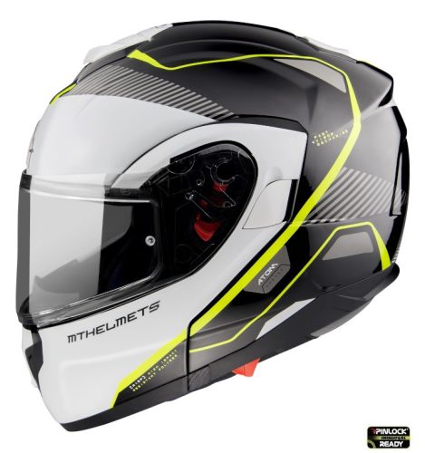Casca MT Atom SV Open B3 galben fluor lucios Pinlock ready – tip MT-V-16 - Galben fluor lucios
