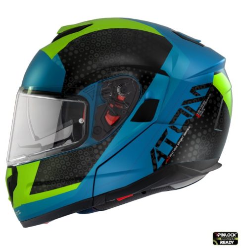 Casca MT Atom SV Adventure A7 albastru lucios Pinlock ready – tip MT-V-16 - Albastru lucios