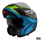 Casca MT Atom SV Adventure A7 albastru lucios Pinlock ready – tip MT-V-16 - Albastru lucios
