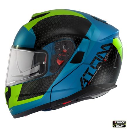 Casca MT Helmets Atom Sv Adventure A7 Albastru Lucios