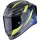 Casca Scorpion EXO-R1 EVO Carbon AIR Runner Negru Albastru Galben Fluo