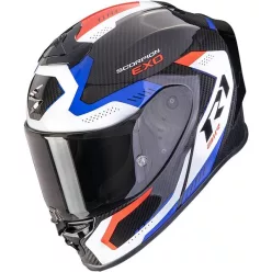 Casca Scorpion EXO-R1 EVO Carbon AIR Propel Negru Alb Rosu