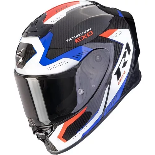 Casca Scorpion EXO-R1 EVO Carbon AIR Propel Negru Alb Rosu