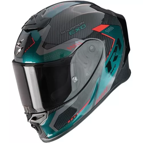 Casca Scorpion EXO-R1 EVO Carbon AIR Propel Negru Verde