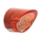 Stop Highsider Nose LED, dispersor roșu/transparent (bucată)
