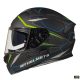 Casca MT KRE SV Intrepid C1 verde fluor mat (fibra sticla) - cu ochelari soare integrati - Verde fluor mat