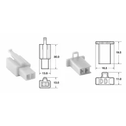   Set mufe 2 căi Bihr 110 ML tip OE, fir 0,5/0,85 mm² (5 seturi) 110ML.2P