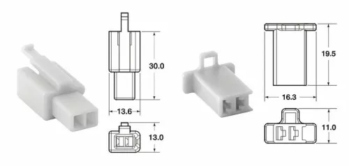Set mufe 2 căi Bihr 110 ML tip OE, fir 0,5/0,85 mm² (5 seturi) 110ML.2P