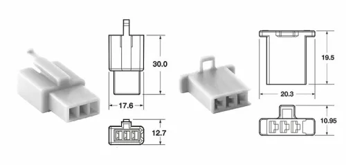 Set mufe 3 căi Bihr 110 ML tip OE, fir 0,5/0,85 mm² (5 seturi) 110ML.3P