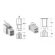 Set mufe 4 căi Bihr 110 ML tip OE, fir 0,5/0,85 mm² (5 seturi) 110ML.4P