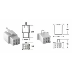   Set mufe 6 căi Bihr 110 ML tip OE, fir 0,5/0,85 mm² (5 seturi) 110ML.6P