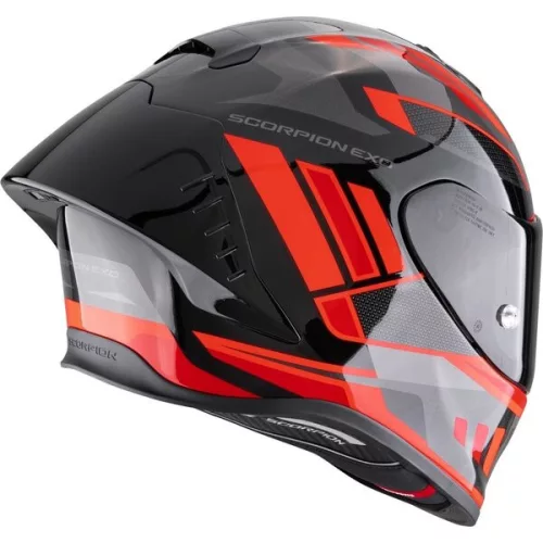 Casca Scorpion EXO-R1 EVO II AIR Vital Negru Argintiu Rosu
