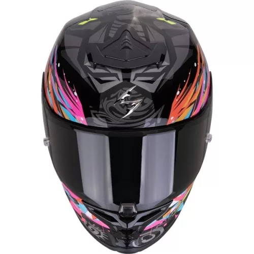 Casca Scorpion EXO-R1 EVO II AIR Savage Negru Albastru Roz