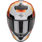 Casca Scorpion EXO-R1 EVO II AIR Adrenaline Gri Rosu Portocaliu