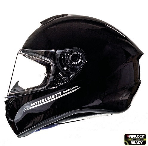 Casca MT Targo solid A1 negru lucios – tip MT-V-14 - Negru lucios