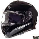 Casca MT Targo solid A1 negru lucios – tip MT-V-14 - Negru lucios
