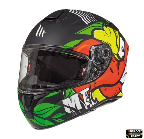 Casca Mt Helmets Targo Truck A2 galben fluor mat