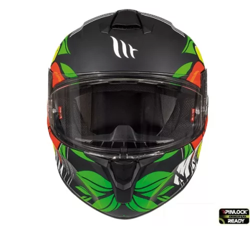 Casca Mt Helmets Targo Truck A2 galben fluor mat
